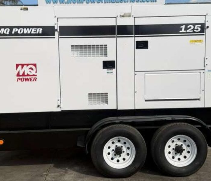 2016 Multiquip WhisperWatt 125 kVA Diesel Generator – Load Bank Tested, Multi-Voltage