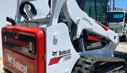 2018 Bobcat T590 Skid Steer Loader Hydraulic Aux Enclosed