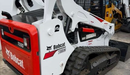 2018 Bobcat T590 Skid Steer Loader Open Cab