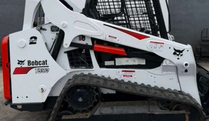 2018 Bobcat T590 Skid Steer Loader Open Cab