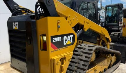 2018 Caterpillar 299D2 Skid Steer Loader-320118