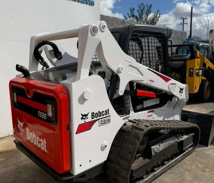 2019 Bobcat T590 Skid Steer Loader Open Cab