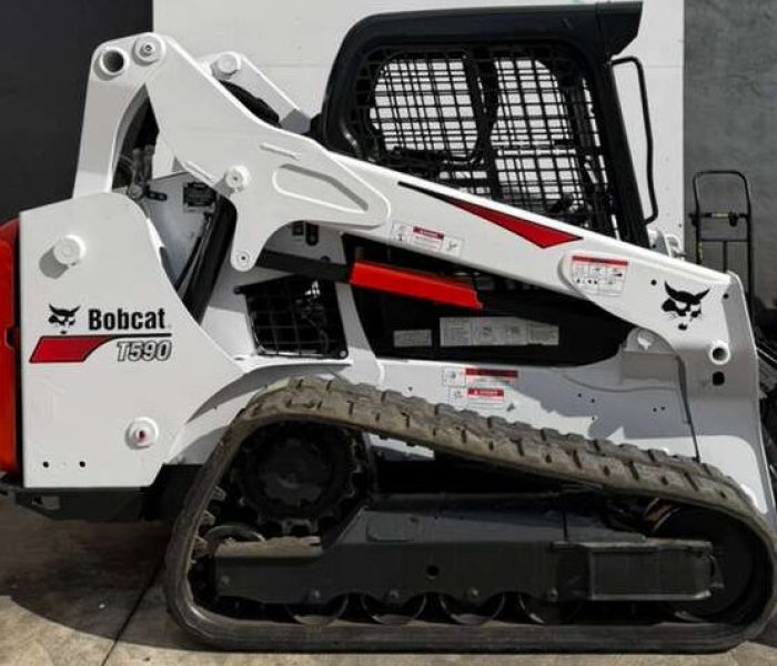 2019 Bobcat T590 Skid Steer Loader Open Cab