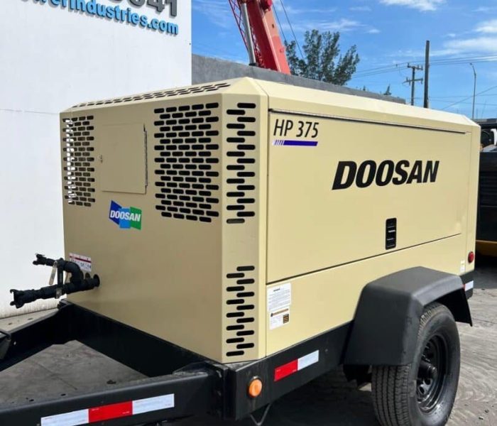 2019 Doosan 375 CFM Towable Diesel Air Compressor - IronPower Industries
