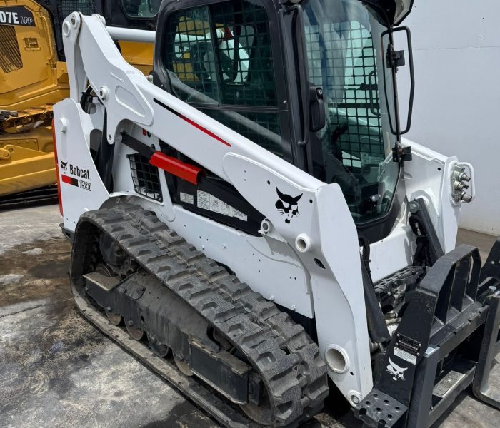 2018 Bobcat T590 Skid Steer Loader Hydraulic Aux Enclosed Cab A/C ...