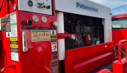 306202 2009 Putzmeister VS70 on 2009 International 4300