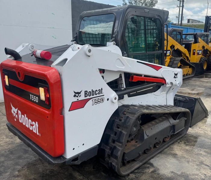 2018 Bobcat T550 Skid Steer Loader Enclosed Cab- A/C & Heater