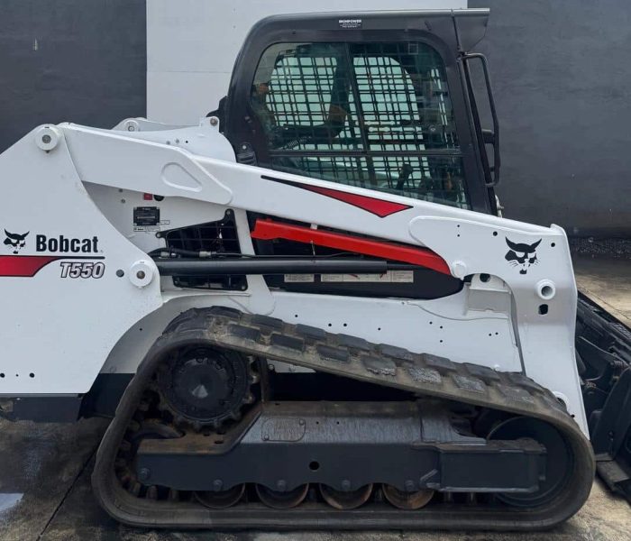 2018 Bobcat T550 Skid Steer Loader Enclosed Cab- A/C & Heater
