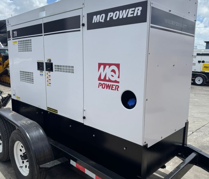 multiquip 70 kVA diesel generator 2015 30780