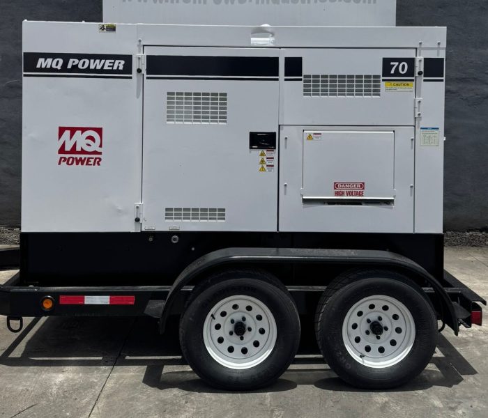 multiquip 70 kVA diesel generator 2015 30780