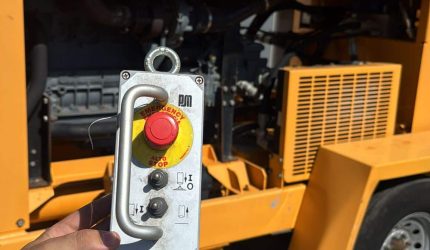 31830 2009 Putzmeister BSA 100-D Trailer-Mounted Concrete Pump – Only 169 Hours
