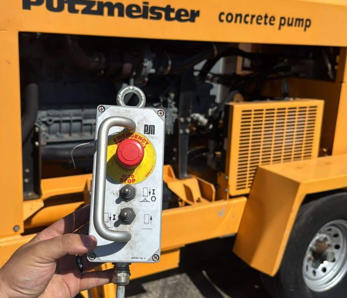 31830 2009 Putzmeister BSA 100-D Trailer-Mounted Concrete Pump – Only 169 Hours