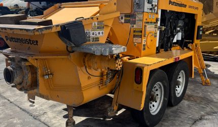 31830 2009 Putzmeister BSA 100-D Trailer-Mounted Concrete Pump – Only 169 Hours