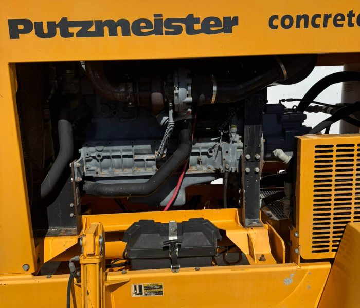31830 2009 Putzmeister BSA 100-D Trailer-Mounted Concrete Pump – Only 169 Hours