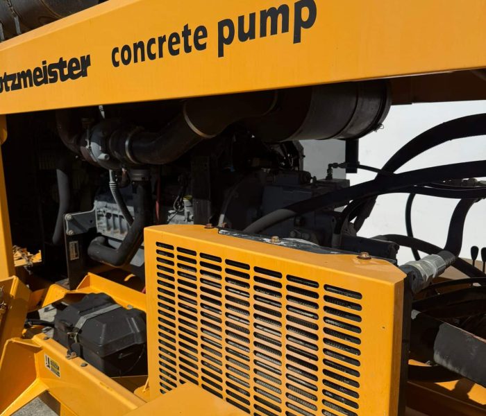 31830 2009 Putzmeister BSA 100-D Trailer-Mounted Concrete Pump – Only 169 Hours