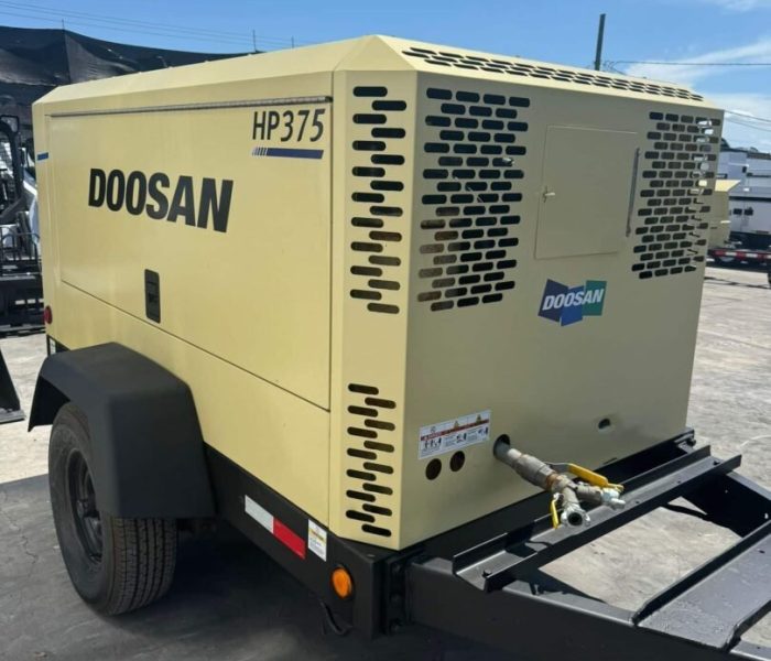 2012 Doosan 375 CFM Towable diesel Air Compressor - IronPower Industries