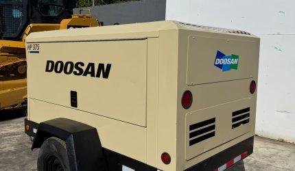 2012 Doosan 375 CFM Towable Diesel Air Compressor
