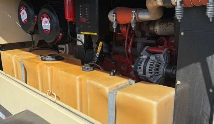 2012 Doosan 375 CFM Towable Diesel Air Compressor