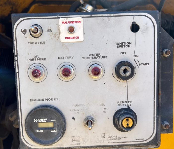 mayco c-30hdni concrete pump 2016 306200
